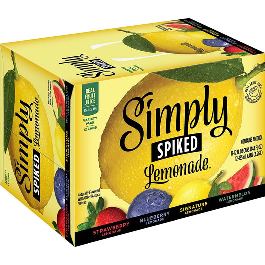 SIMPLY SPIKED VARIETY 12PK 12OZCN