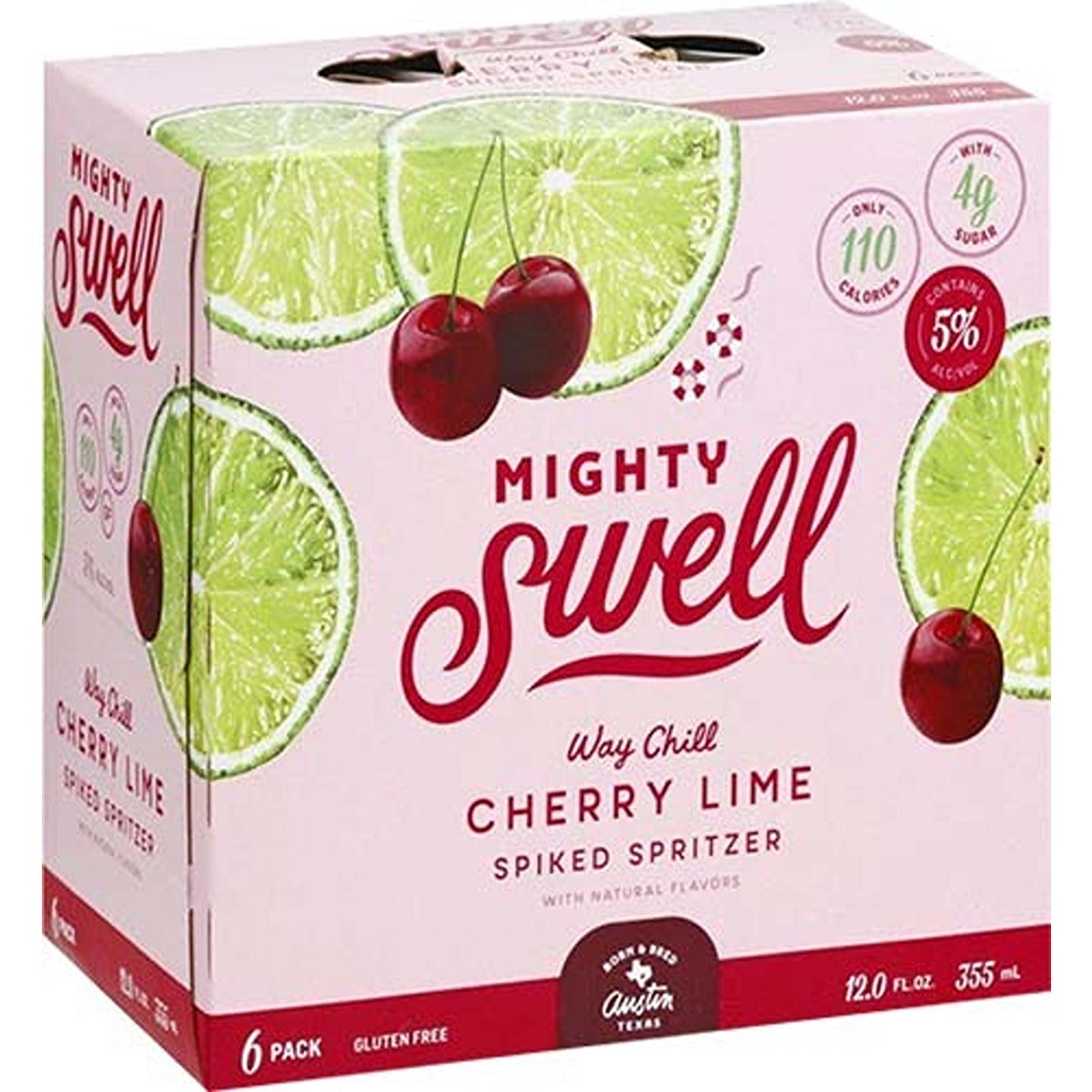 MIGHTY SWELL CHERRY LIME 6PK 12OZCN