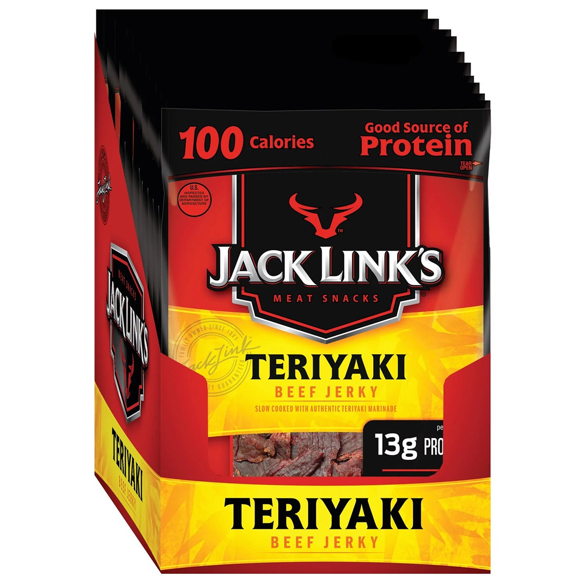JACKLINK'S TERIYAKI BEEF STEAK 13G