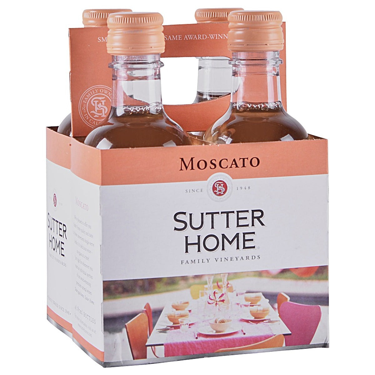 SUTTER HOME MOSC 187ML 4PACK