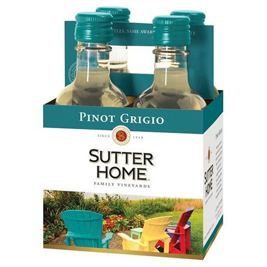 SUTTER HOME PINOT GRICIO 187ML 4PACK