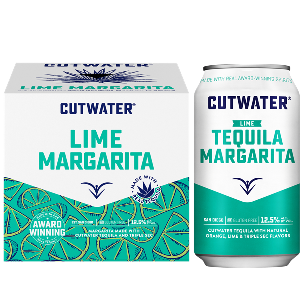CUTWATER LIME MARG 4PK