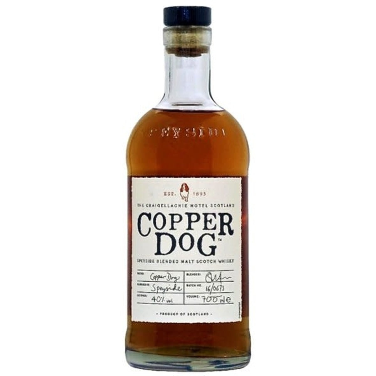 COPPERS DOG SCOTH 750ML