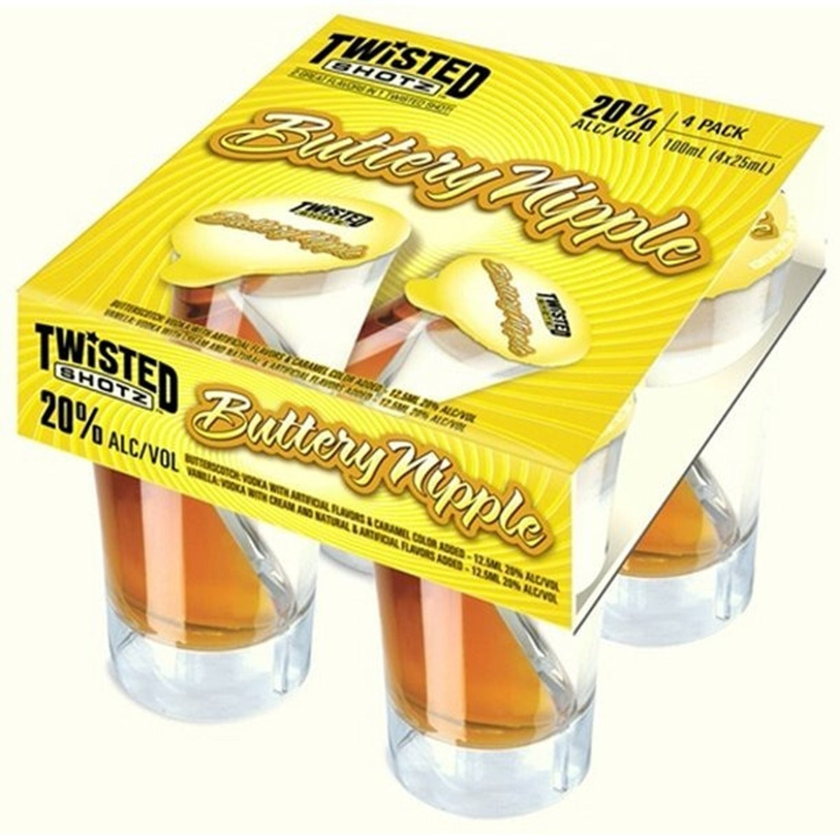 TWISTED BUTTERY NIPPLE 4PK